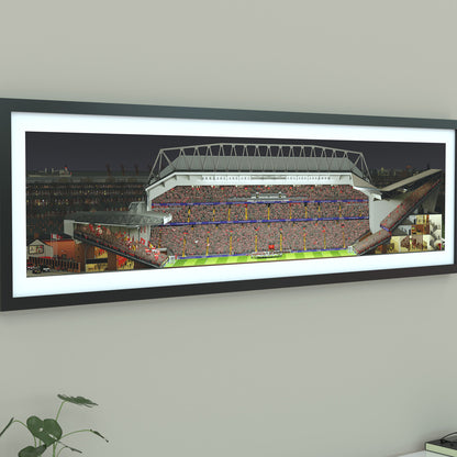 Liverpool – Anfield Panoramic Illustration Print