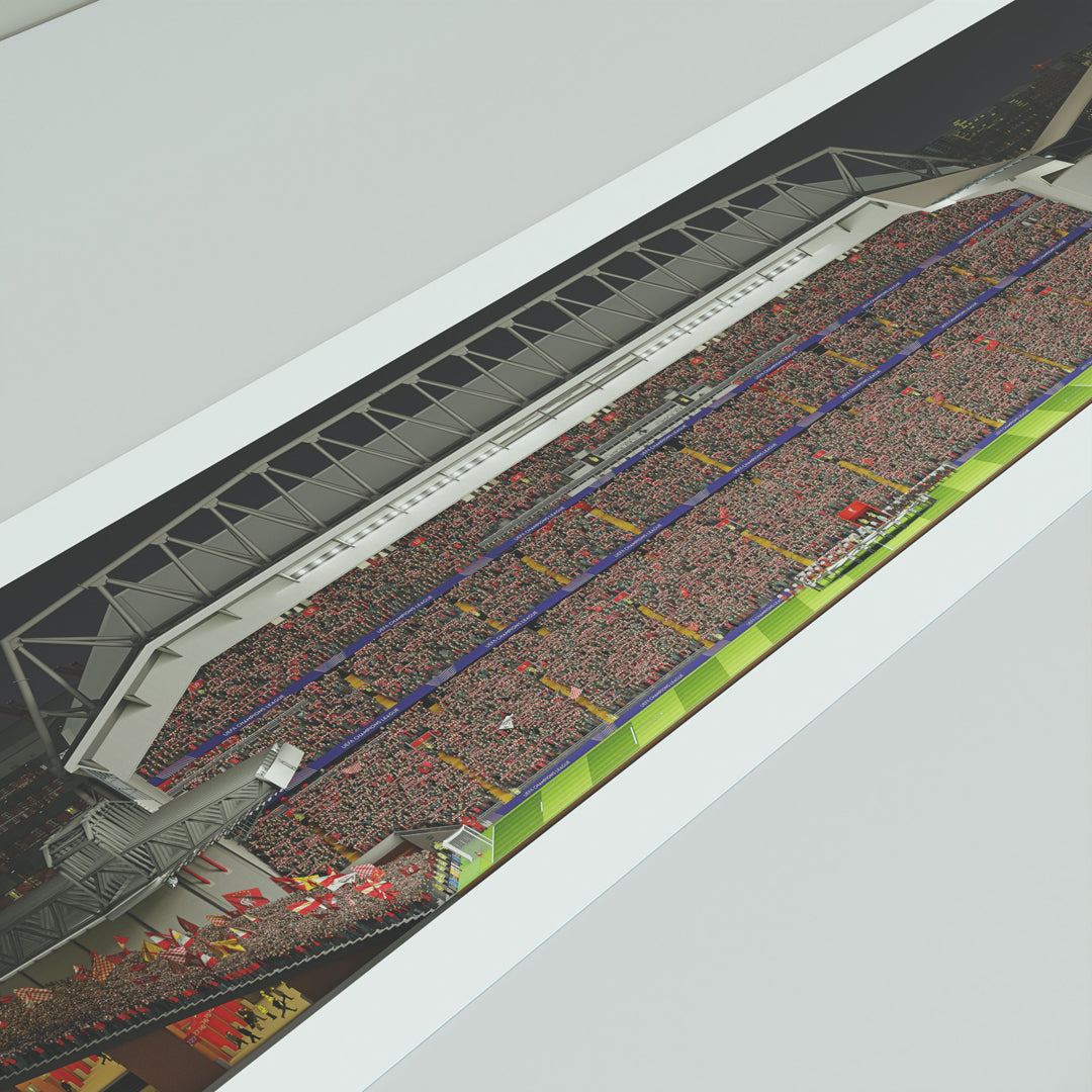 Liverpool – Anfield Panoramic Illustration Print