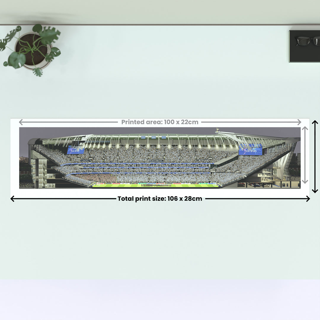 Tottenham Hotspur Stadium Panoramic Illustration